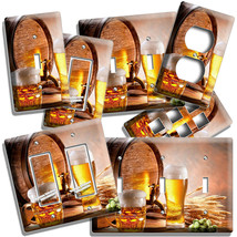 BEER BARREL MUG GLASS HOPS LIGHT SWITCH OUTLET WALL PLATE KITCHEN DINER ... - £13.66 GBP+