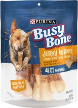 Bone Jerky Wraps Grain Free Small/Medium Breed Beefhide And Chicken Jerky Dog Tr - $47.99