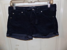 7 For All Mankind Dark Blue Draw String Shorts Size 26 Women&#39;s EUC - $25.55