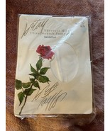 Vtg Lortay Sheerest Mist Ultra stretch  Sandalfoot Day Sheer White Size A - $5.93