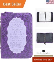 Protective Multicolor Bible Cover - XL Size 10&quot; x 7&quot; with Zipper Closure - $61.50