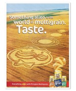 Pringles Multigrain Potato Chips Crop Circles 2011 Full-Page Print Magaz... - £6.19 GBP