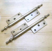 Set of 2 Solid Brass Watson Hinge Lift Off Minaret Tips - 8.26 Inches - £31.46 GBP