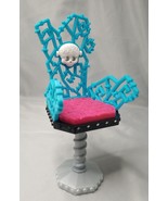 Monster High Vanity Chair Frankie Stein Doll Blue Pink Plastic 7&quot; - £8.34 GBP