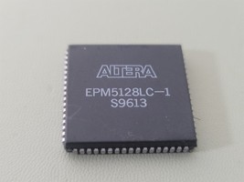 Altera EPM5128LC-1 S9613 Programmable Logic Device , PQCC68. 40ns, 128-cell - $29.67