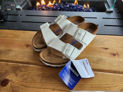 Birkenstock Arizona BS | White | EU 38 | US L7/M5 | Narrow Fit - $107.91