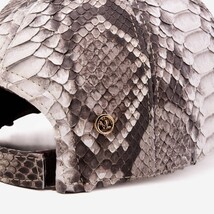 Boss Naturel Python Leather Cap image 5