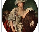 The Milk Maid Painting by Jean-Baptiste Greuze UNP DB Postcard W21 - $3.91