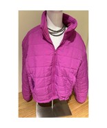 Love Tree Ultra Light Quilted Jacket Pink Cropped Jacker Water Resistant... - $271.42 MXN