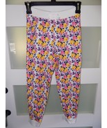 JANIE AND JACK FLORAL PRINT PANTS JOGGERS SIZE 8 GIRL&#39;S - £17.30 GBP