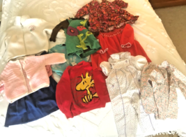 VTG  Lot Girl Cloth 1960s -90s osh kosh gymboree smocked hand knit fairy... - $28.71