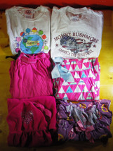 Girls Size M Shirts, Pants, Pajamas and Swim Cover/Beach Dress Lot of 6 - £7.98 GBP