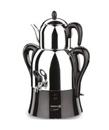 Korkmaz A341 Samovar Tea Maker TeaPot Turkish Electric Semaver 220V - $3,492.12 MXN