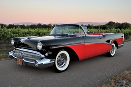 1957 Buick Roadmaster Convertible | 24x36 inch POSTER | Vintage classic - £16.43 GBP