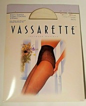Vassarette Panty Shaper Tummy Control V-Panel Intimate Hosiery Medium Ivory - £9.63 GBP