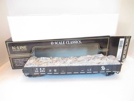 K-LINE Trains K652-1251- D/C C &amp; O Scale Gondola W/JUNK LOAD- New - A1B - £33.58 GBP