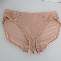 Ambrielle Panties Second Skin Satin Smooth Shiny Peek a Boo Cutout XL 8 ... - £18.05 GBP