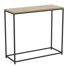 Safdie Console Table-Dark Taupe/Black Metal - - $54.50