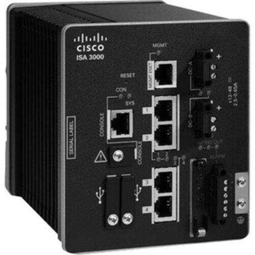 Cisco ISA-3000-2C2F-K9 INDUSTRIAL SECURITY APPLIANCE 3000 2 COP - $4,989.43