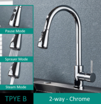 304 Stainless Steel Kitchen Pull-out Faucet - $62.99