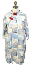 Samansa Mos2 Robe Dress Tunic S/M Cherry Blossom Print 1920s Inspired - $63.31