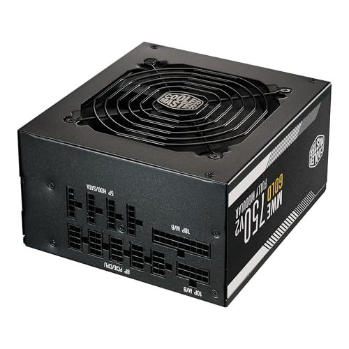 Cooler Master MWE Gold 850 V2 Full Modular, 850W, 80+ Gold Efficiency, 2... - $135.74