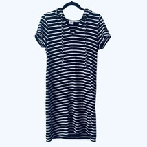 Cabi Dockside Hooded Striped Dress Size Small Style 5409 - £18.77 GBP