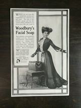 Vintage 1902 Woodbury&#39;s Facial Soap Original Ad - 1021 - $6.64