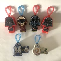 McDonalds Happy Meal Toy Star Wars 2019 Backpack Clips 6 Figures  EUC - £9.72 GBP