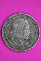 1893 Columbian Chicago Worlds Exposition Commemorative Silver Half Dolla... - $483.25 MXN