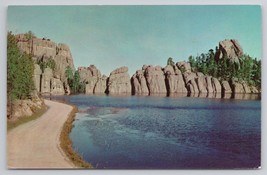 Beautiful Scene Sylvan Lake Custer State Park Black Hills South Dakota Postcard - £11.15 GBP