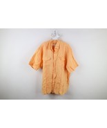 Tommy Bahama Mens XL Striped Linen Short Sleeve Collared Board Button Shirt - $74.40 CAD