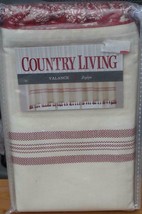 Country Living Coordinates Valance - Joylyn - Red/White - Brand New In Package - £21.46 GBP