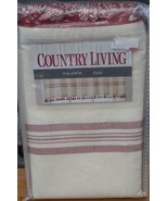 Country Living Coordinates Valance -  Joylyn - Red/White - BRAND NEW IN ... - $26.72