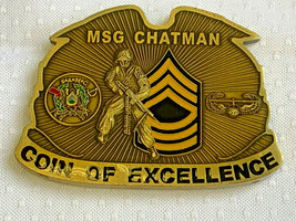 MSG Chatman Coin of Excellence Supporting Victory Challenge Medal Milita... - $39.95