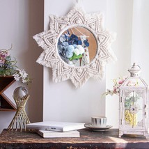 Bohemian Macrame Wall Hanging For Bedroom Decor By Tenewee. - £31.39 GBP