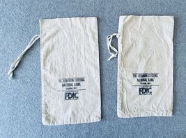 Lebanon Citizens National Bank Canvas Cloth Deposit Money Drawstring Bag... - $22.50