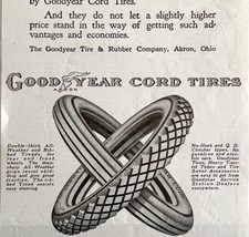 1916 Goodyear Cord Ties Bicycle Tire #1 Advertisement Akron Ohio DWMYC3 - £11.76 GBP