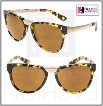 DOLCE &amp; GABBANA 4257 Cube Havana Gold Mirrored Sunglasses DG4257F Unisex - £155.80 GBP