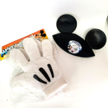 Mickey  Ears and Gloves combo Disney Classic /Jacobson &amp; USA Vintage - £14.95 GBP