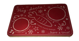 Christmas Santa Cookie Tray “Hey Santa Have A Treat” By Horizon NEW - £5.37 GBP