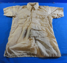 USAF AIR FORCE 1951 KOREAN WAR COTTON SAFARI JACKET MANS TAN TROPICAL 15 - $34.82