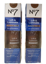 No7 Lift &amp; Luminate Triple Action Serum Foundation - 1 fl oz - Umber Pac... - $15.83