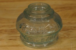 Victorian Medical Device Glass Insert Vapo Cresolene Vaporizer Base Jar - $12.86