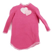 Vintage 1985 Barbie My First Fashions Pink Heart Pajama PJ Top 2121 Long Sleeve - £5.48 GBP