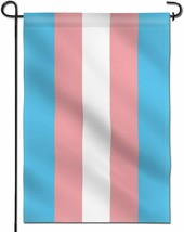 Anley Double Sided Premium Garden Flag, Transgender Rainbow Pride Garden... - £7.08 GBP