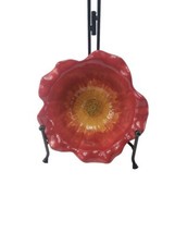 Ambiance Collection Sophia Red Yellow Poppy Cereal Soup Bowl 8inch - £11.29 GBP