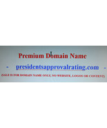 PRESIDENTSAPPROVALRATING.COM $9500 You must have A Go Daddy account to T... - £3,822.88 GBP