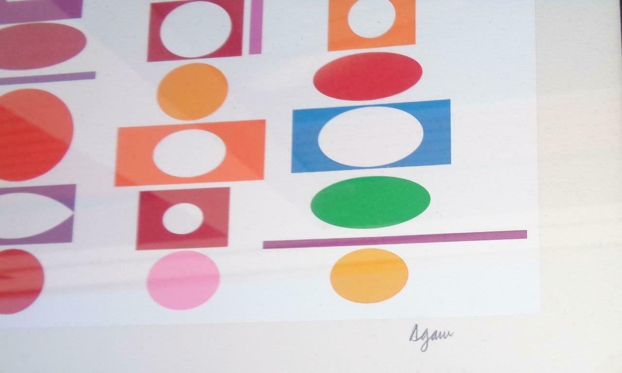 Amazing Original Agam Serigraph Print – Metamorphosis #5 – NICELY FRAMED COLLECT Item image 3