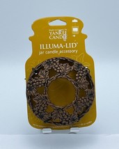 Yankee Candle Illuma-Lid Jar Candle Accessory (Metal/Bronze Grape) - £7.99 GBP